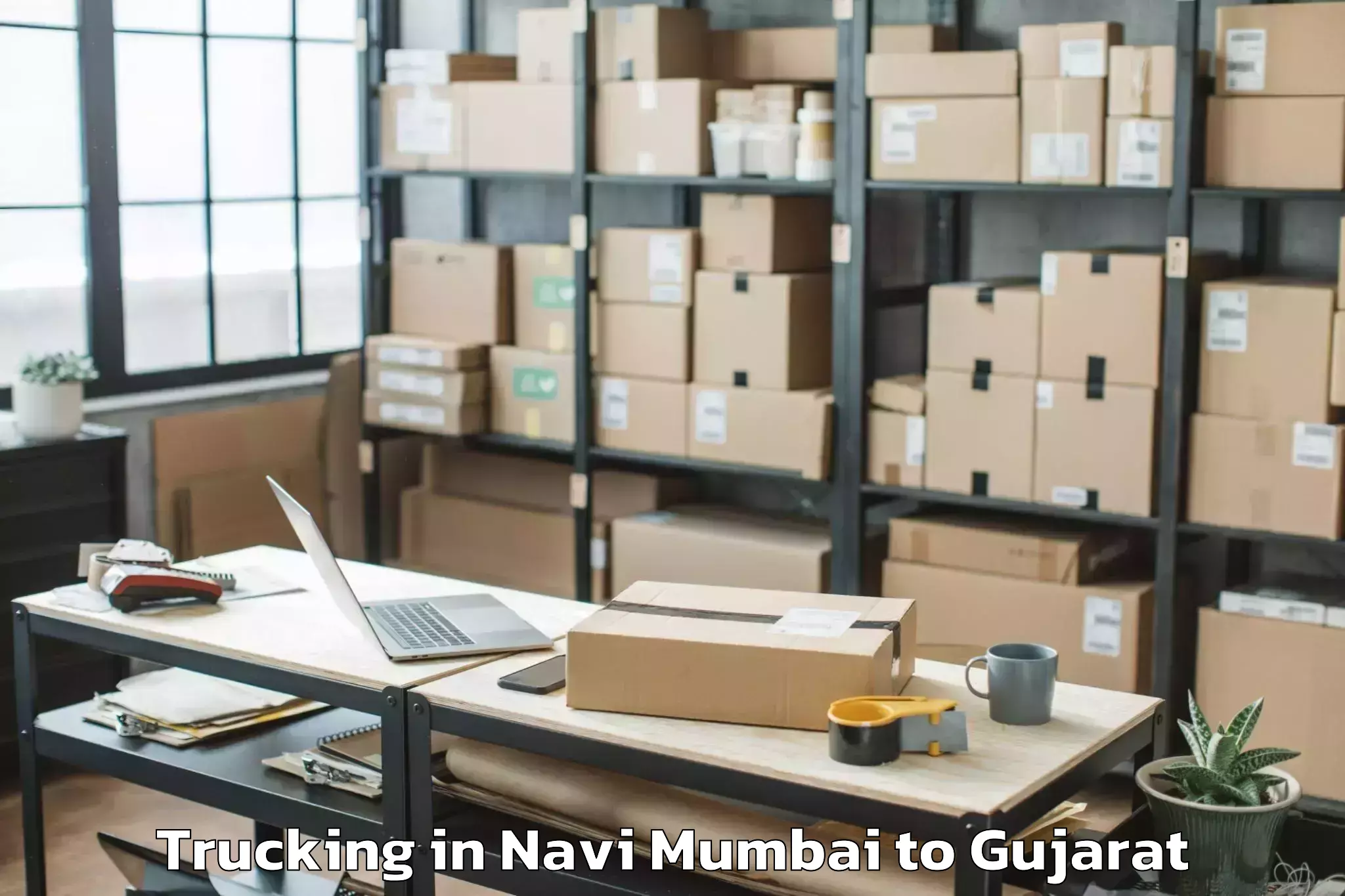 Navi Mumbai to Swarnim Gujarat Sports Univers Trucking Booking